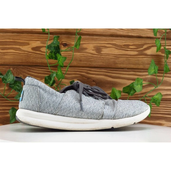 TOMS Size 8.5 M Gray Running Shoes Fabric Women - Picture 4 of 8